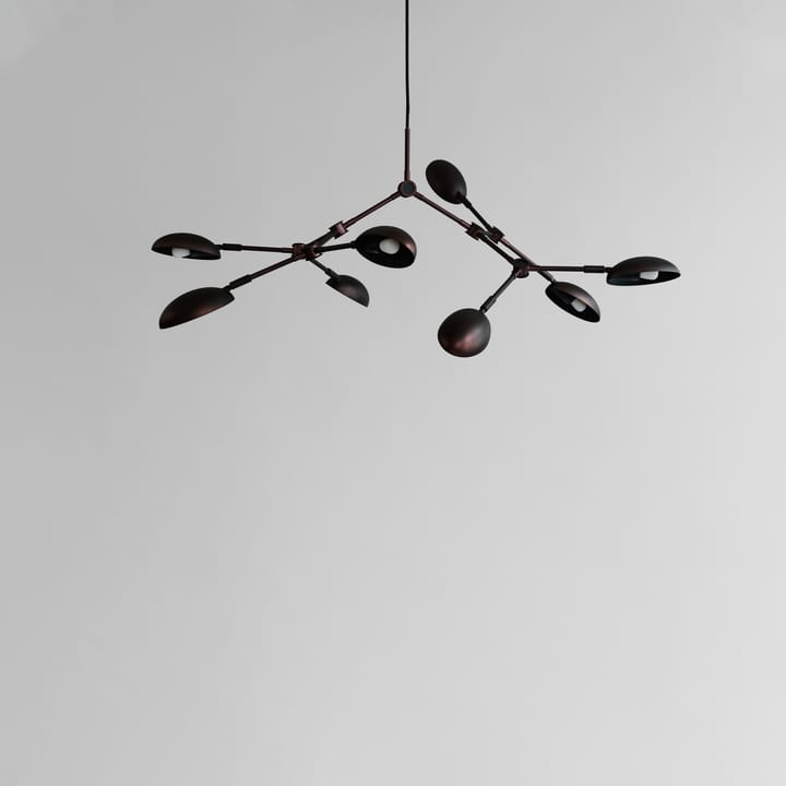 Lampadario mini Drop Chandelier, Nero bruciato 101 Copenhagen