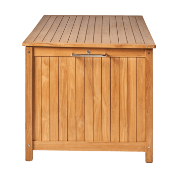 Contenitore per cuscini con ruote L Bjärknäs 180x85x75 cm - Teak - 1898