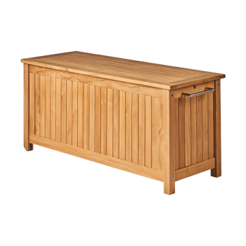 Contenitore per cuscini con ruote S Bjärknäs 130x50x60 cm - Teak - 1898