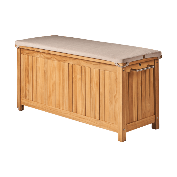 Contenitore per cuscini con ruote S Bjärknäs 130x50x60 cm, Teak 1898