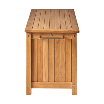 Contenitore per cuscini con ruote S Bjärknäs 130x50x60 cm - Teak - 1898