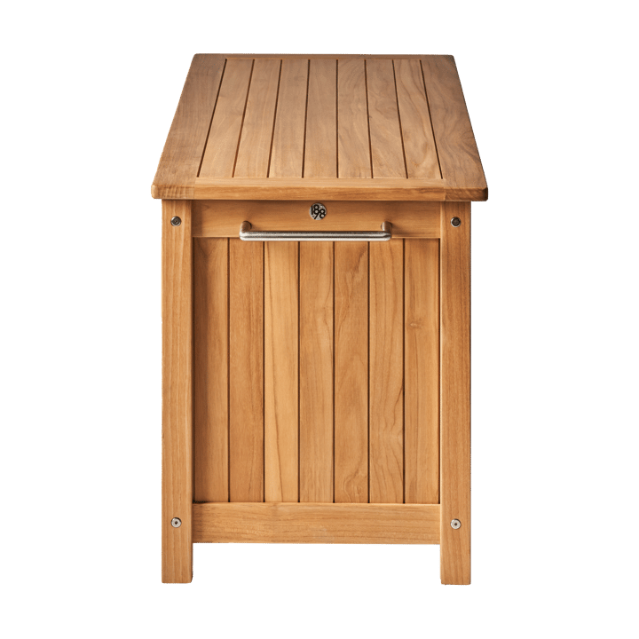 Contenitore per cuscini con ruote S Bjärknäs 130x50x60 cm - Teak - 1898