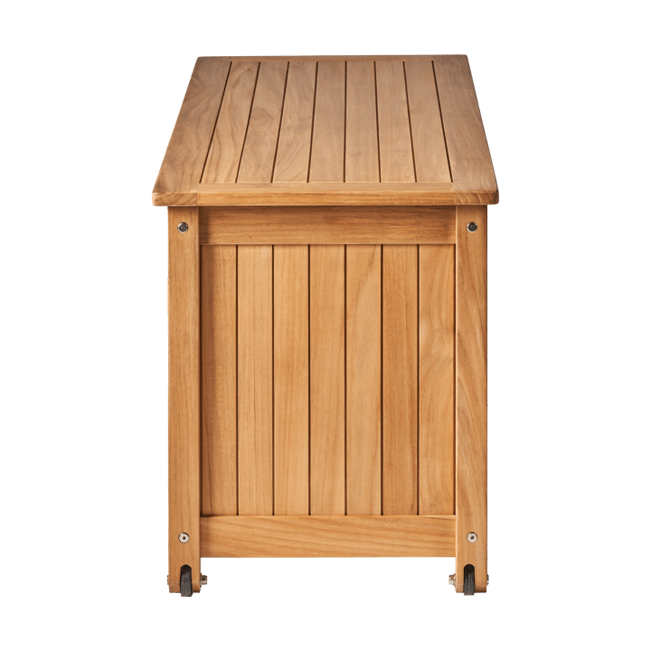 Contenitore per cuscini con ruote S Bjärknäs 130x50x60 cm, Teak 1898