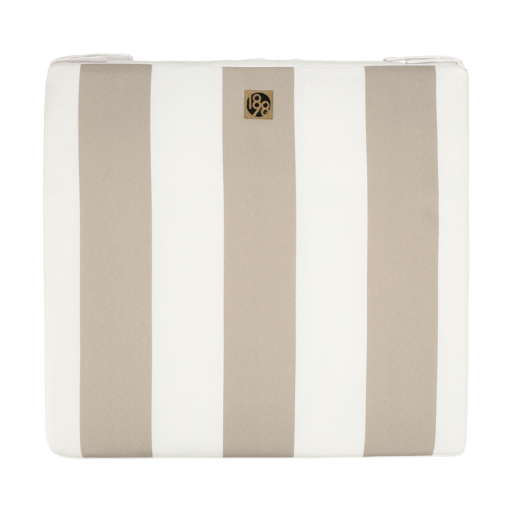 Cuscino per seduta Lunda 42x45 cm - Taupe striped - 1898