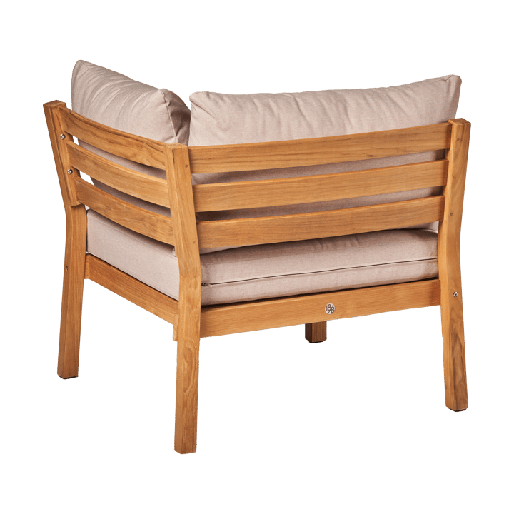 Divano modulare angolare Stockaryd in teak/beige 1898