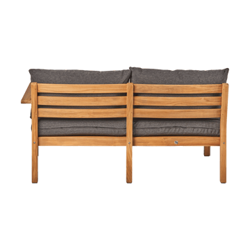 Divano modulare Stockaryd a 2 posti sinistra in teak/grigio scuro - undefined - 1898