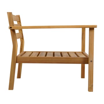 Poltrona lounge Stockaryd in teak/beige - undefined - 1898