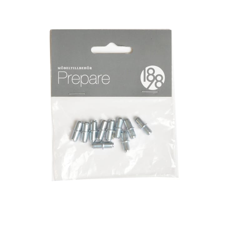 Supporto per mensole Prepare - cromo, 5x16mm, 10 pezzi - 1898