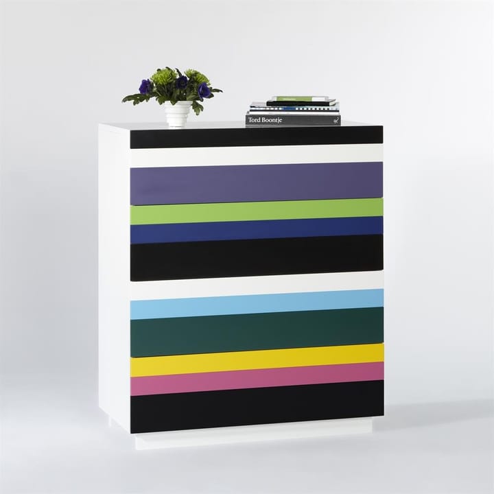 Cassettiera Stripe, multicolore A2