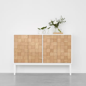 Credenza bassa Collect 2016  - Rovere oliato bianco - bianco - A2