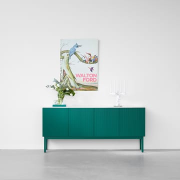 Credenza Beam - laccatura bianca, zoccolo bianco, ripiano in marmo di Carrara - A2