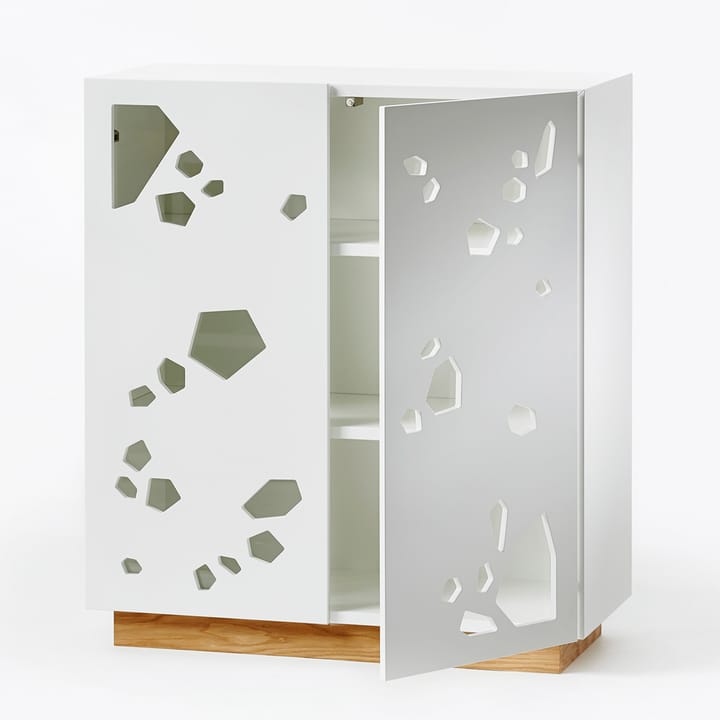 Credenza Sneak Peek, bianco, struttura gambe laccata bianco A2