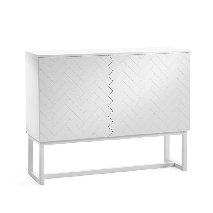 Credenza Story - bianco, gambe bianche - A2