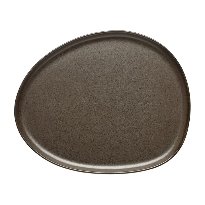 Piatto fondo Raw Organic 24x21 cm - Metallic Brown - Aida