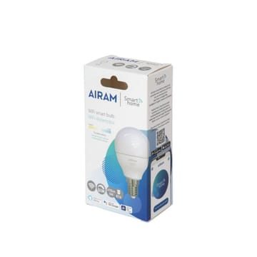 Lampadina a globo LED Airam Smarta Hem - bianca, E14, 5 W - Airam