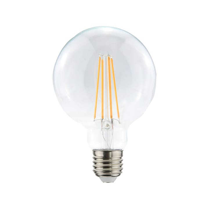 Lampadina LED a bulbo Airam Filament, 95 mm, trasparente, dimmerabile, E27 a 4 filamenti, 5 W Airam