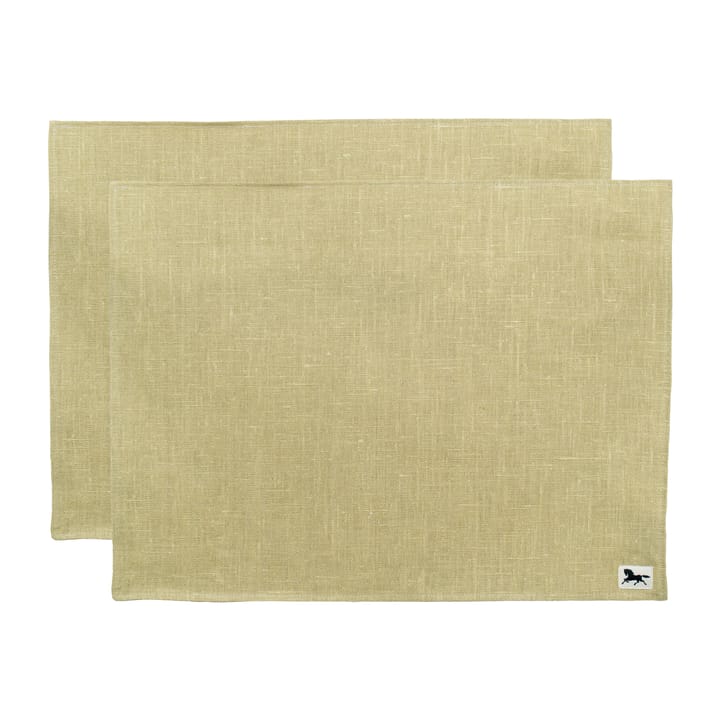 Tovaglietta Linen 34x45 cm confezione da 2 , Olive Almedahls