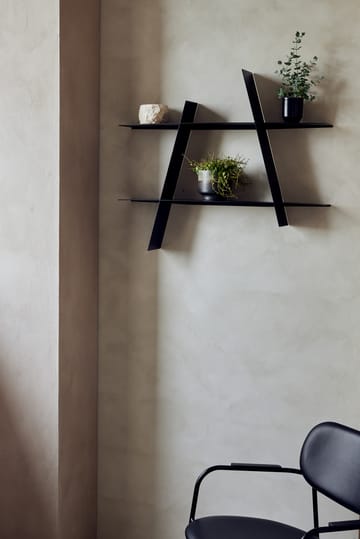 Mensola A-Shelf Large 78x12x67 cm - Black - Andersen Furniture