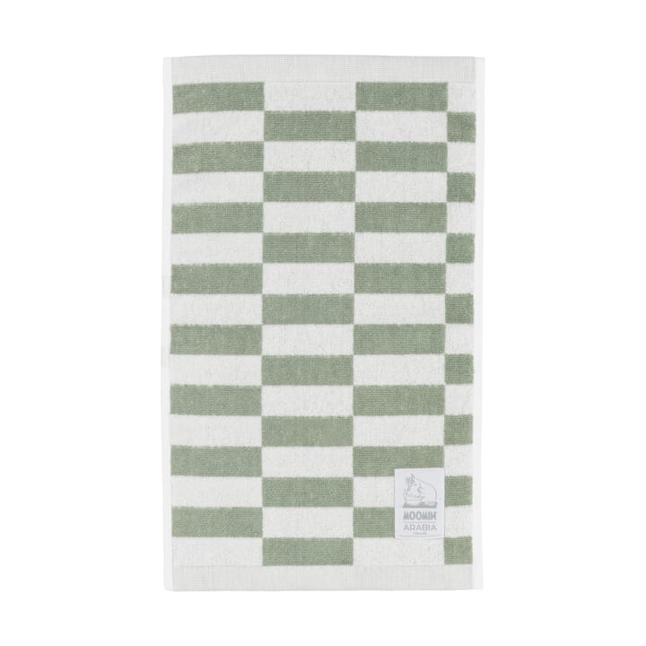 Asciugamano Mumin 30x50 cm - Quadri verde - Arabia