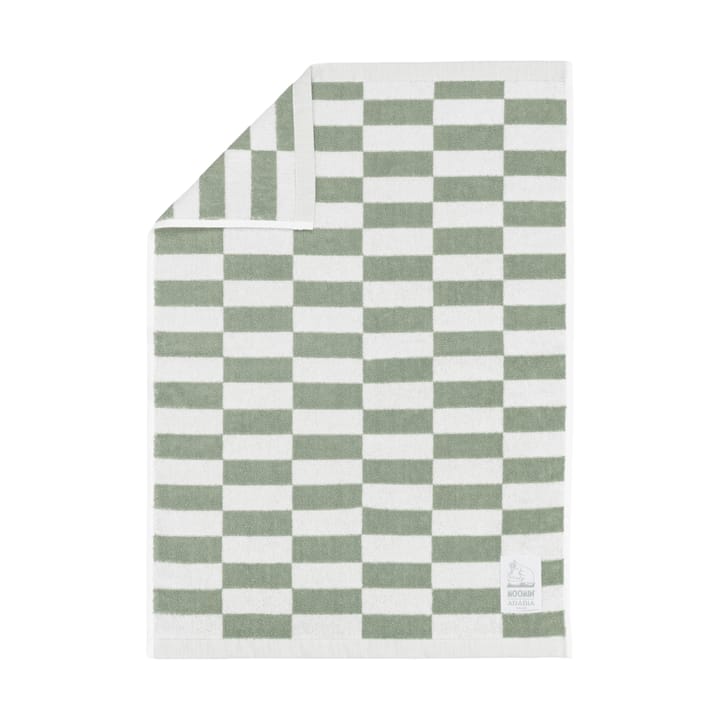 Asciugamano Mumin 50x70 cm - Quadri verde - Arabia