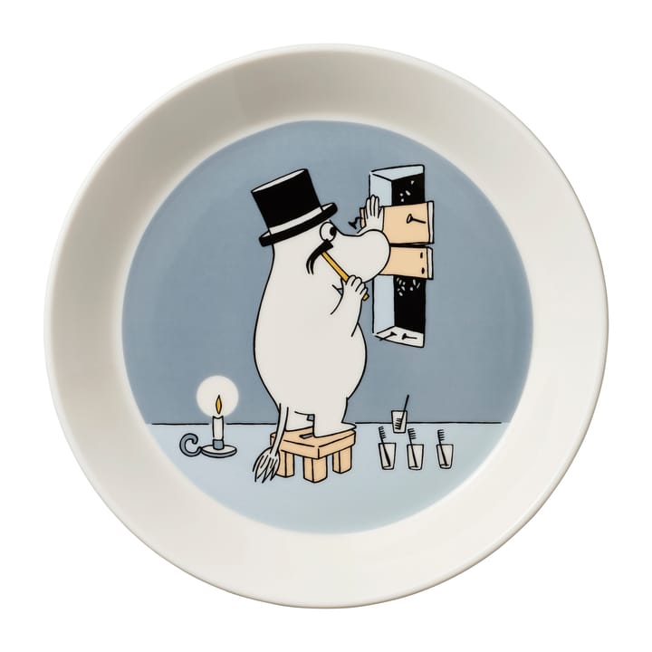 Piatto Moomin "Moominpappa" Ø19 cm - Grigio - Arabia