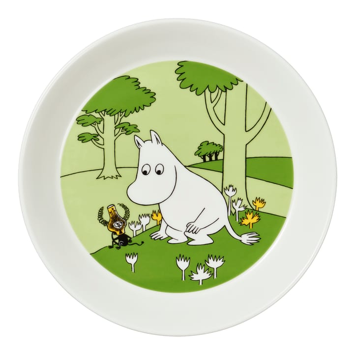 Piatto Moomintroll , grass green Arabia