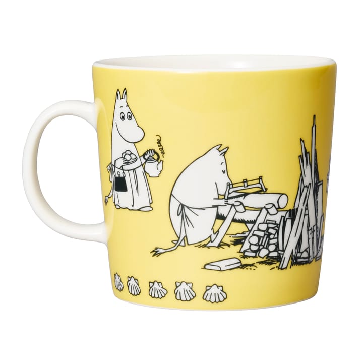 Tazza Moomin special gialla, 40 cl Arabia