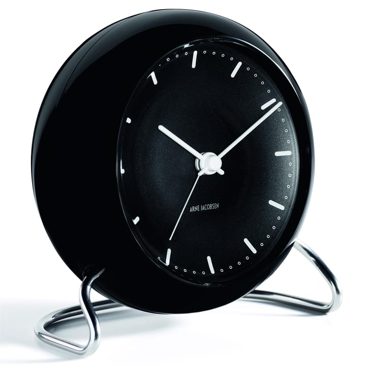 Orologio da tavolo AJ City Hall, nero Arne Jacobsen Clocks