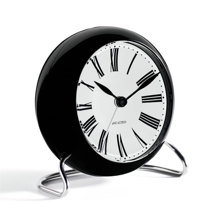 Orologio da tavolo AJ Roman, nero Arne Jacobsen Clocks