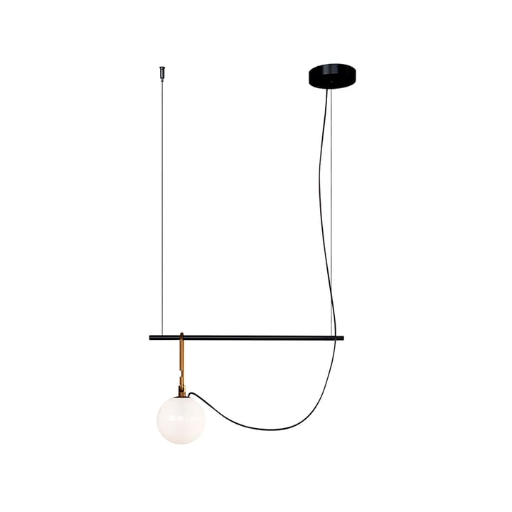 Lampada a sospensione nh S1 14 - Black-brass - Artemide