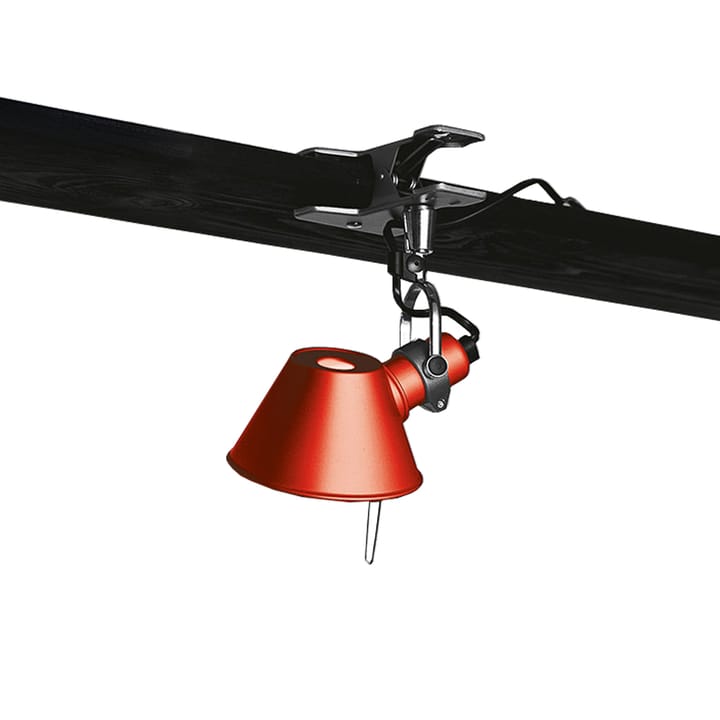 Lampada da parete con morsetto Tolomeo Micro Pinza - Red - Artemide