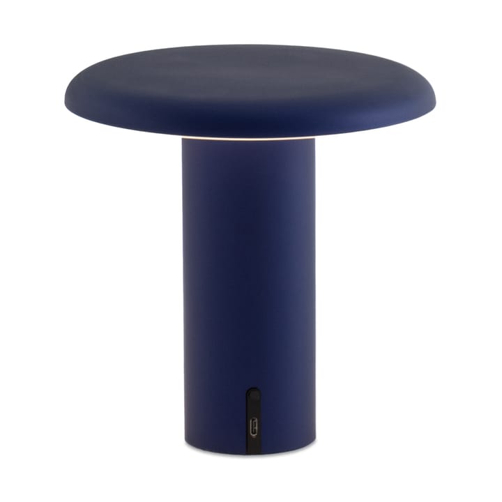 Lampada da tavolo portatile Takku 19 cm - Anodized blue - Artemide
