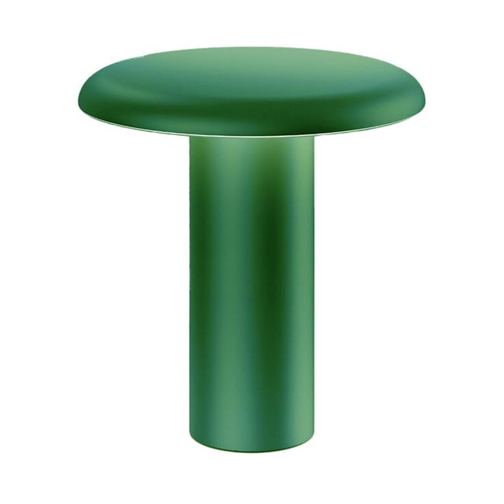 Lampada da tavolo portatile Takku 19 cm, Anodized green Artemide