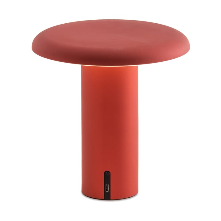 Lampada da tavolo portatile Takku 19 cm, Anodized red Artemide