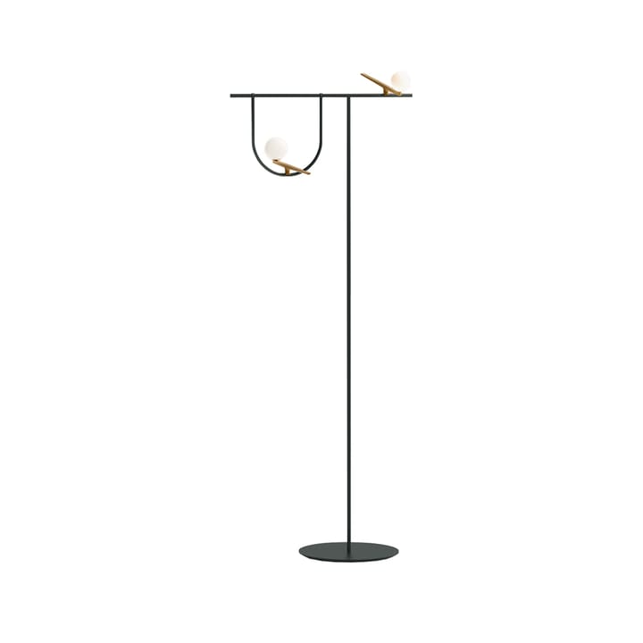 Lampada da terra Yanzi F - Black-brass - Artemide