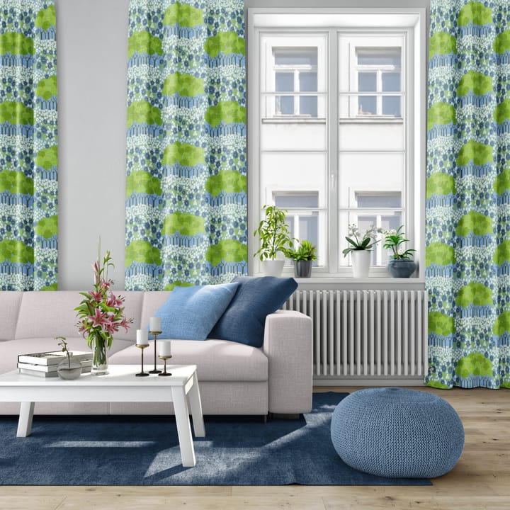 Tessuto Allé , Verde-blu Arvidssons Textil