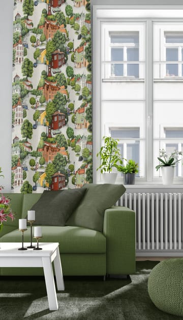 Tessuto Sommarstad  - Verde - Arvidssons Textil