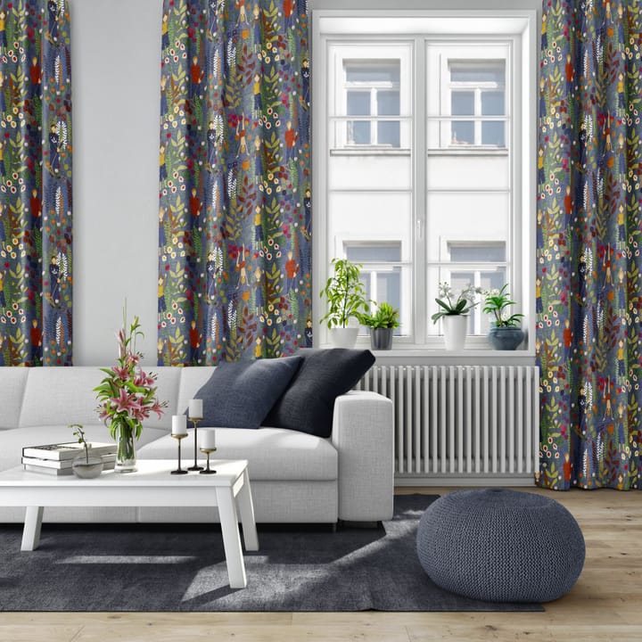 Tessuto Trädgård , blu Arvidssons Textil