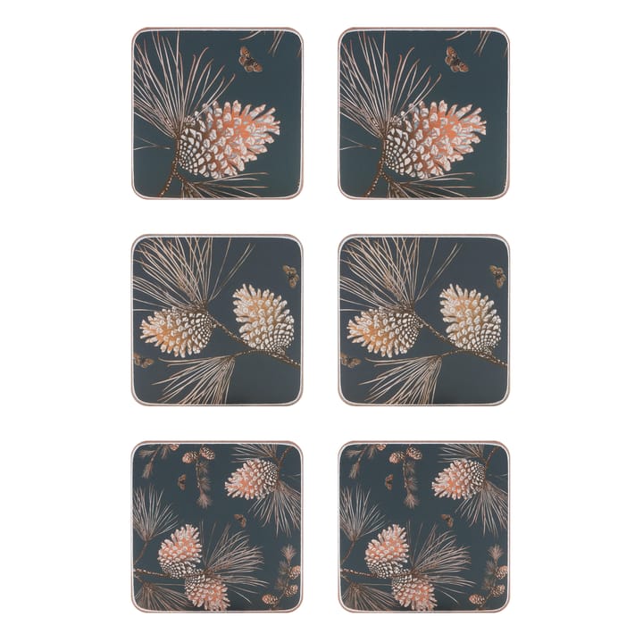 Sottobicchiere Pine Cone confezione da 6 - thunder - Åry Home