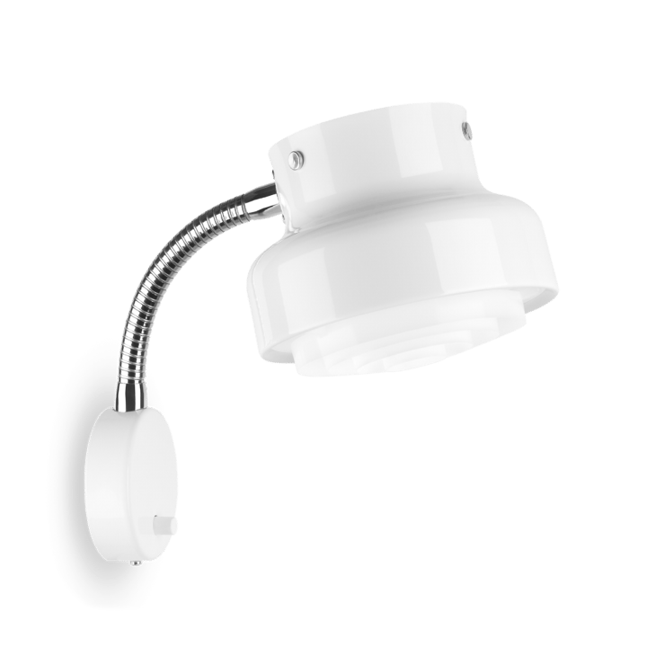 Lampada da parete mini Bumling Ø 19 cm - bianco - Ateljé Lyktan