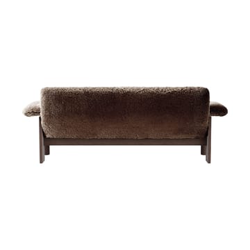 Divano 2 posti Brasilia - Dark oak-Sahara sheepskin curly - Audo Copenhagen