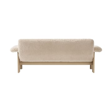 Divano 2 posti Brasilia - Natural oak-Nature sheepskin curly - Audo Copenhagen