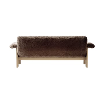 Divano 2 posti Brasilia - Natural oak-Sahara sheepskin curly - Audo Copenhagen