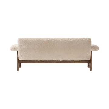 Divano 2 posti Brasilia - Walnut-Nature sheepskin curly - Audo Copenhagen