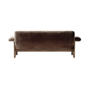 Divano 2 posti Brasilia - Walnut-Sahara sheepskin curly - Audo Copenhagen