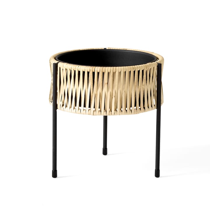 Fioriera Umanoff in acciaio rattan - 27 cm
​ - Audo Copenhagen