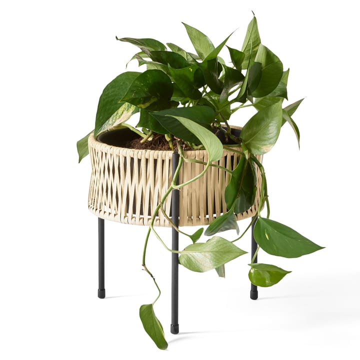 Fioriera Umanoff in acciaio rattan - 27 cm
​ - Audo Copenhagen