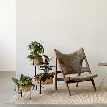 Fioriera Umanoff in acciaio rattan - 27 cm
​ - Audo Copenhagen