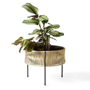 Fioriera Umanoff in acciaio rattan - 32,5 cm - Audo Copenhagen