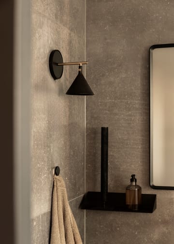 Lampada da parete Cast Sconce diffuser - Black - Audo Copenhagen